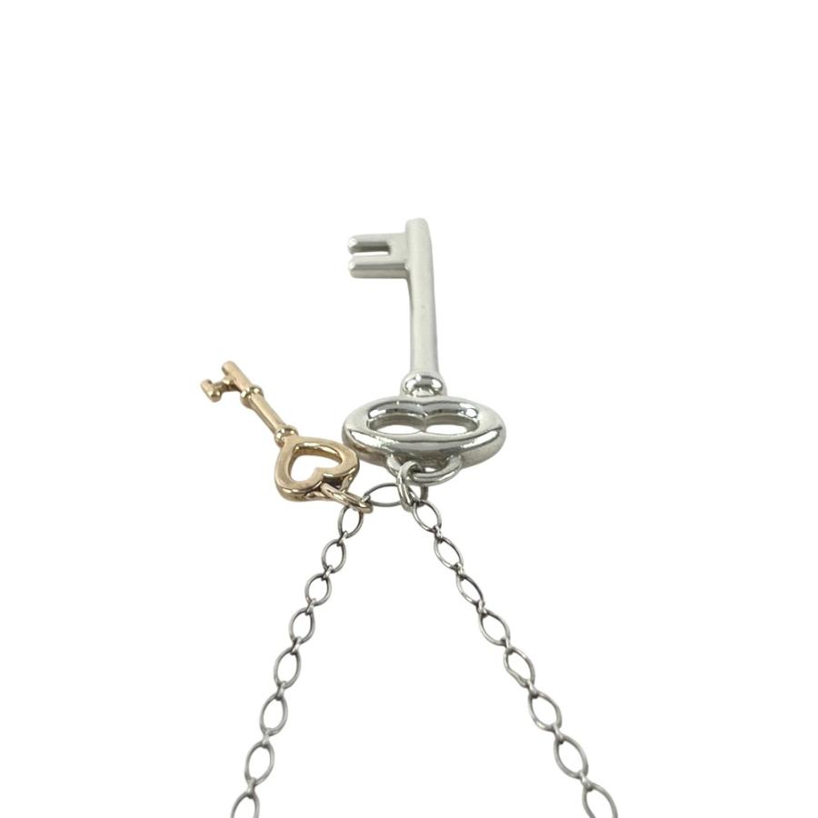 ティファニー ■美品■ ハート キー ネックレス アクセサリー コンビ 鍵 SV925 PG750 シルバー ピンクゴールド 13.0ｇ 【672644】8 |  | 05