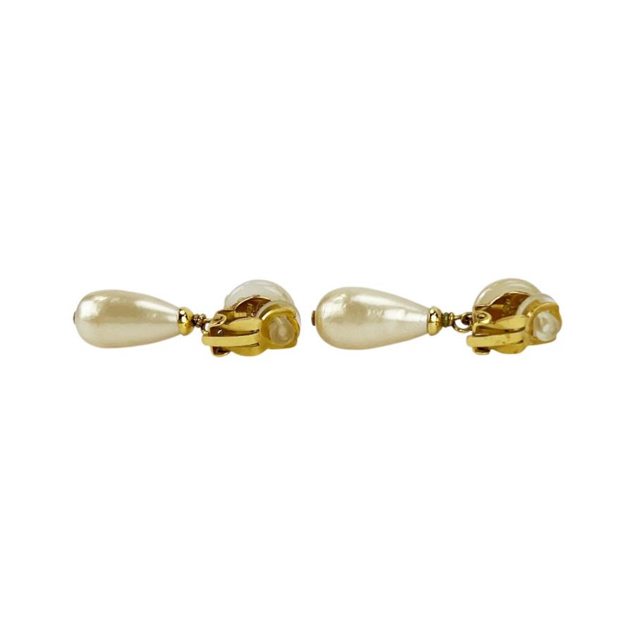 シャネル ■中古■ ココマーク パール イヤリング アクセサリー フェイクパール GP ゴールド 93A 【674822】11 |  | 01