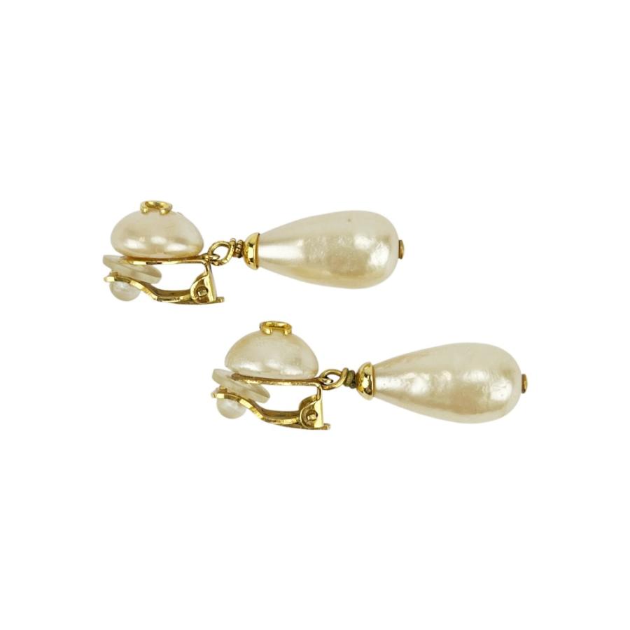 シャネル ■中古■ ココマーク パール イヤリング アクセサリー フェイクパール GP ゴールド 93A 【674822】11 |  | 02