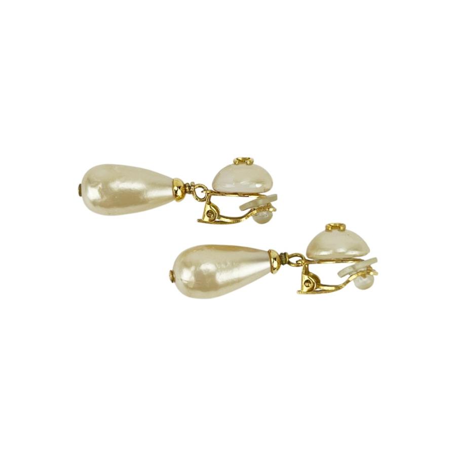 シャネル ■中古■ ココマーク パール イヤリング アクセサリー フェイクパール GP ゴールド 93A 【674822】11 |  | 03