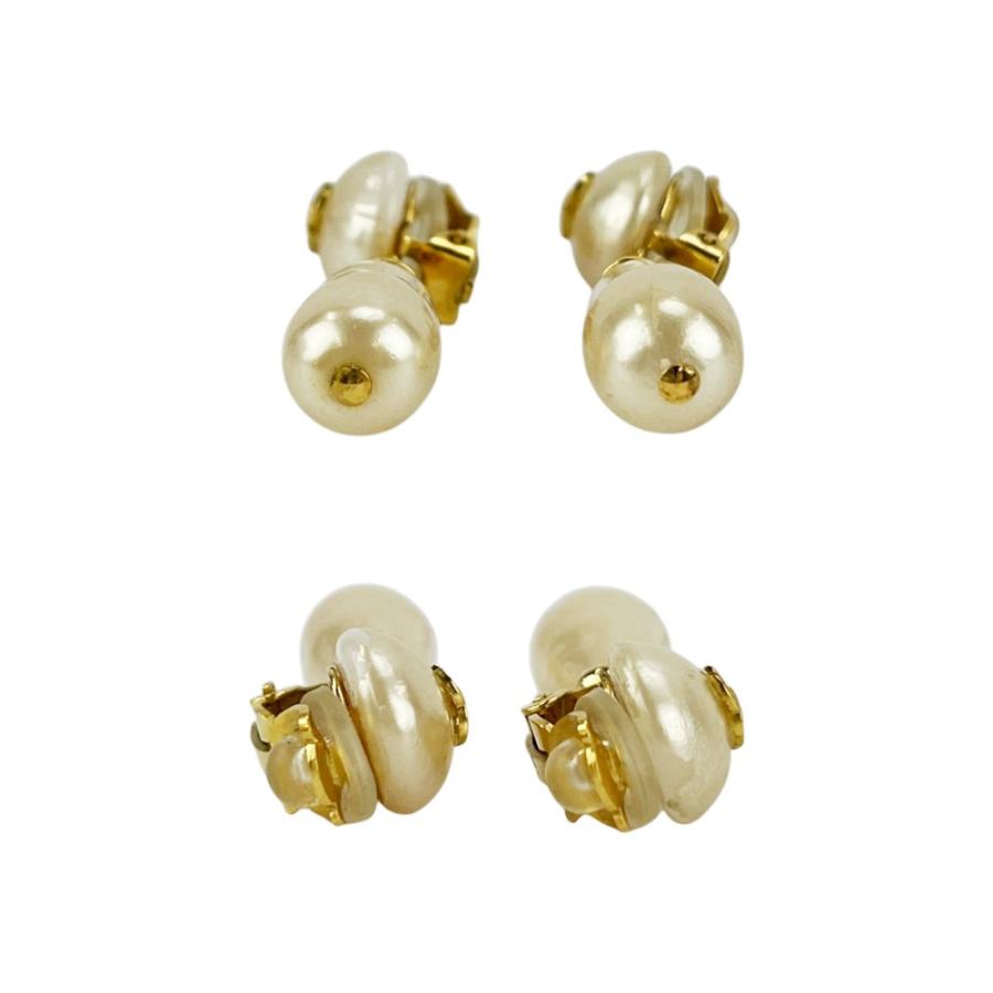 シャネル ■中古■ ココマーク パール イヤリング アクセサリー フェイクパール GP ゴールド 93A 【674822】11 |  | 04