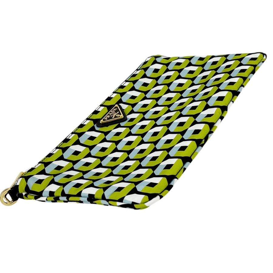プラダ ■新同■ 化粧 ポーチ メイク Re-Nylon リナイロン グリーン ブラック 1NG545【675027】14 |  | 02