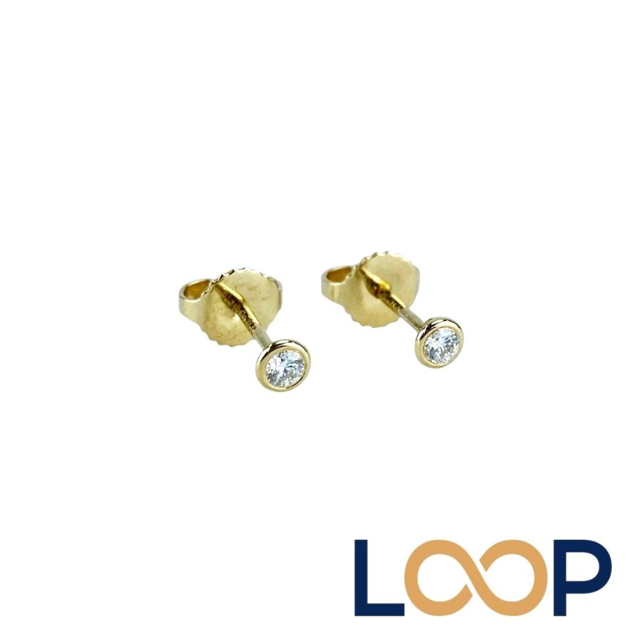 ティファニー ■新同■ バイザヤード ピアス アクセサリー K18 YG750 イエローゴールド 0.9g 箱【676871】13 | 