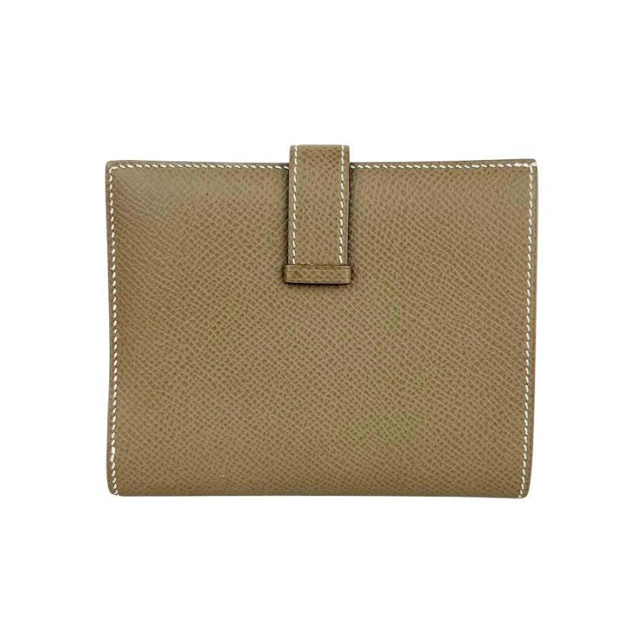 エルメス ■美品■ ベアン コンパクト 二つ折り 財布 ウォレット エプソン エトゥープ D刻 箱 【677403】11 |  | 01