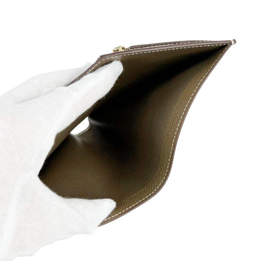 エルメス ■美品■ ベアン コンパクト 二つ折り 財布 ウォレット エプソン エトゥープ D刻 箱 【677403】11 |  | 05