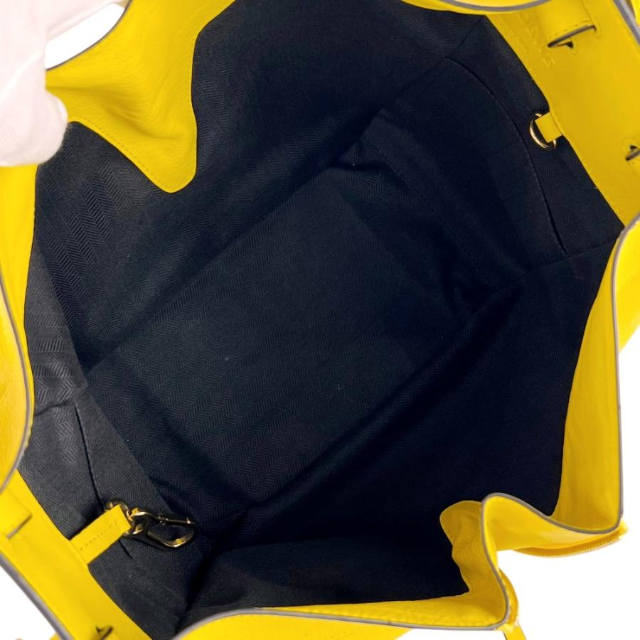 ロエベ ■中古■ ハンモック スモール 2WAY ショルダー ハンド バッグ カバン 鞄 レザー イエロー 【679001】5 |  | 07