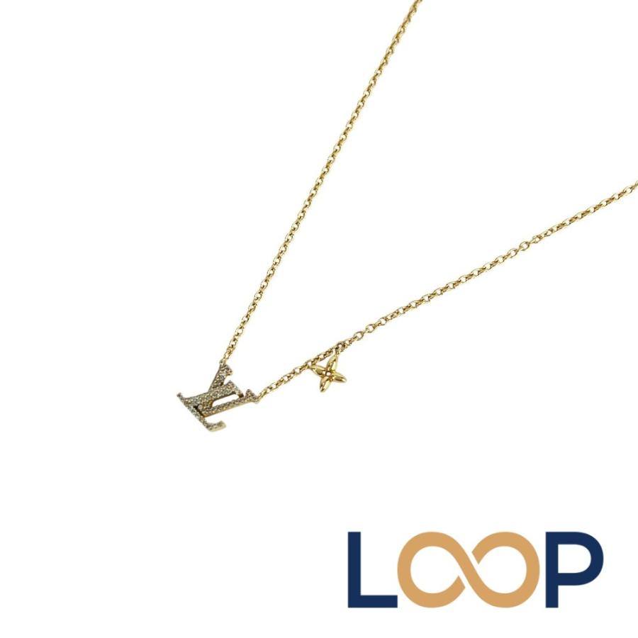 ルイヴィトン ■美品■ アイコニック ネックレス アクセサリー GP ラインストーン ゴールド M00596 【679223】11 | 