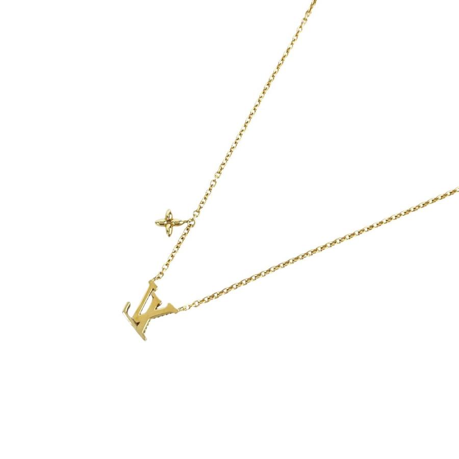 ルイヴィトン ■美品■ アイコニック ネックレス アクセサリー GP ラインストーン ゴールド M00596 【679223】11 |  | 01