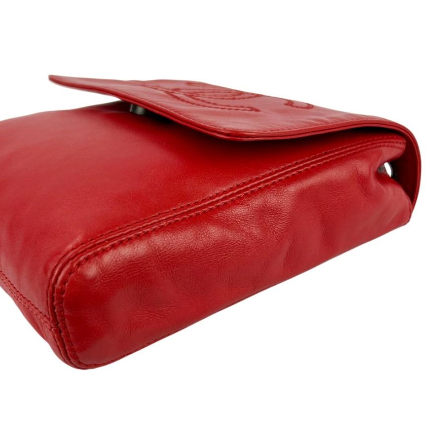 シャネル ■中古■ヴィンテージ■ デカココ ショルダー バッグ 鞄 カバン ラム レザー レッド 【679377】5 |  | 03