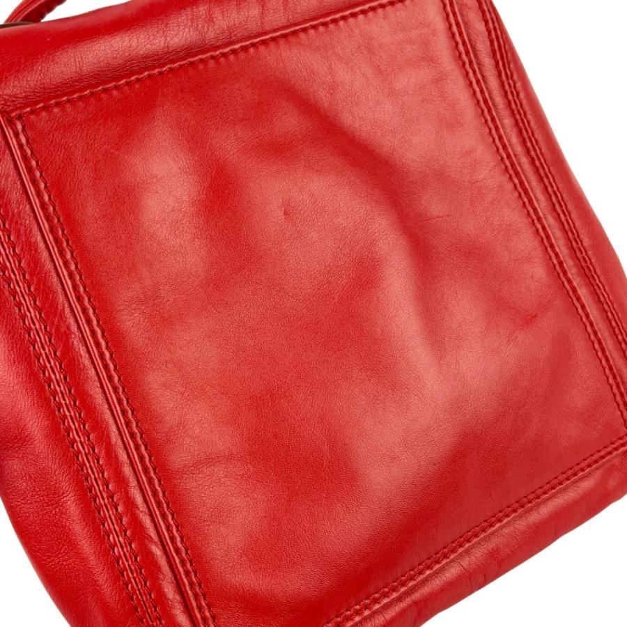 シャネル ■中古■ヴィンテージ■ デカココ ショルダー バッグ 鞄 カバン ラム レザー レッド 【679377】5 |  | 09