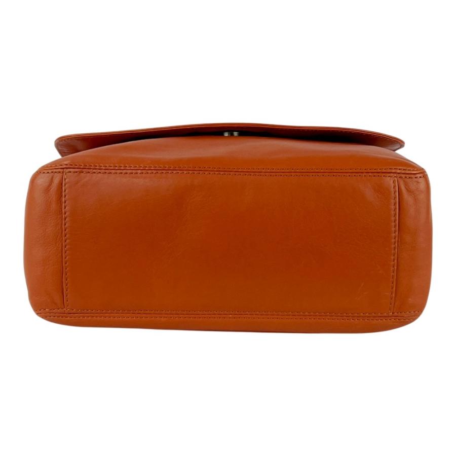 シャネル ■中古■ヴィンテージ■ デカココ ショルダー バッグ 鞄 カバン ラム レザー オレンジ 【679384】5 |  | 04
