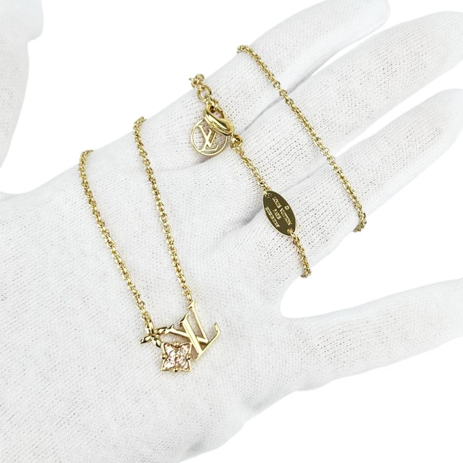 ルイヴィトン ■新同■ コリエ エルルグラム ネックレス アクセサリー GP ゴールド ピンク M00783 【679407】11 |  | 08
