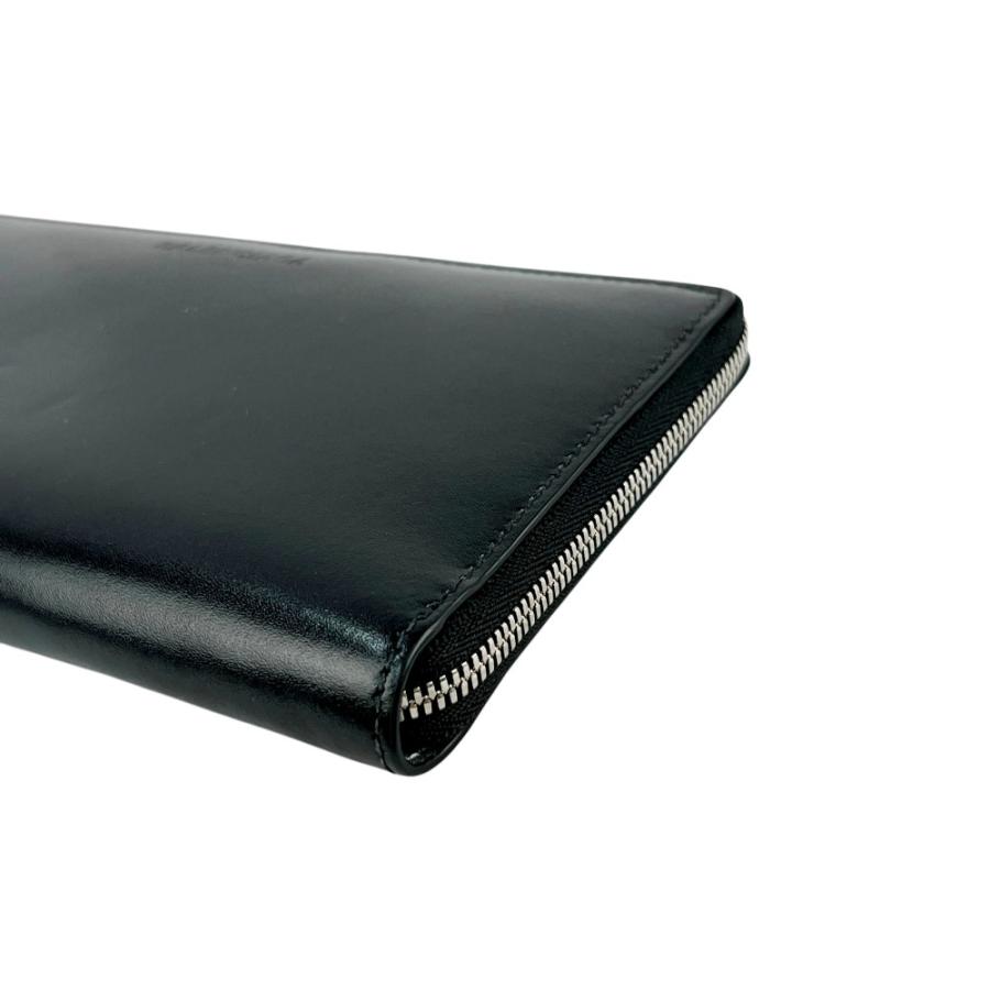 バレンシアガ ■美品■ ラウンドジップ 長財布 ウォレット レザー ブラック 箱 【680090】11 |  | 02