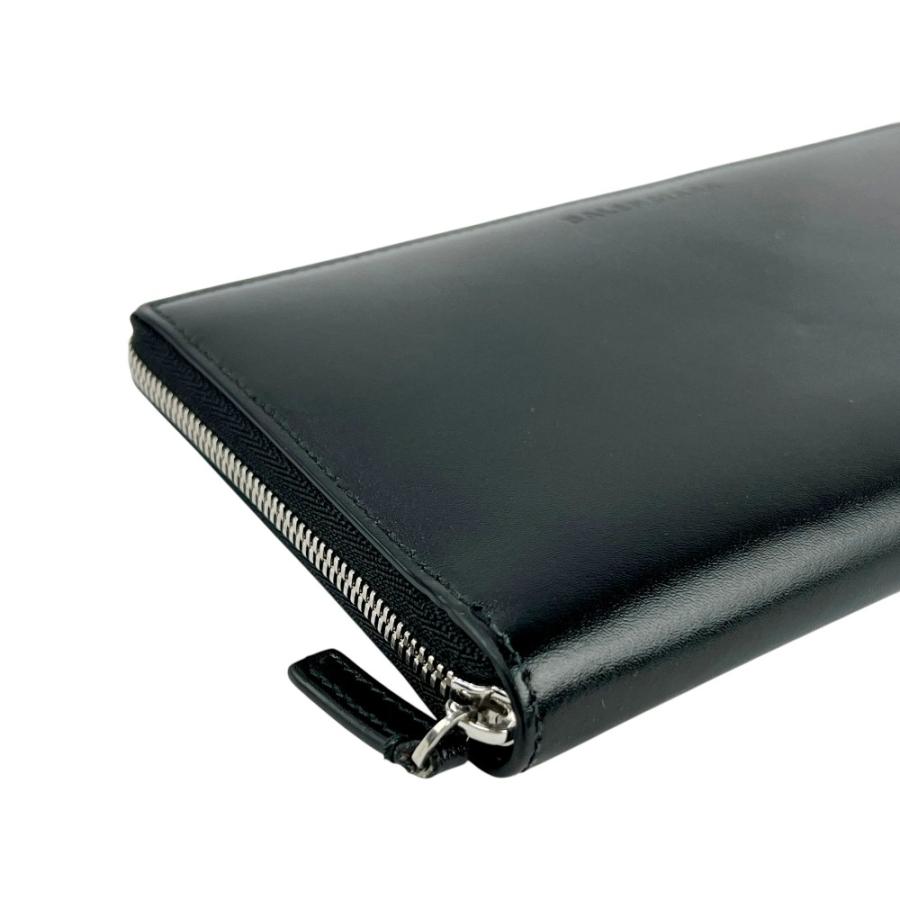 バレンシアガ ■美品■ ラウンドジップ 長財布 ウォレット レザー ブラック 箱 【680090】11 |  | 03