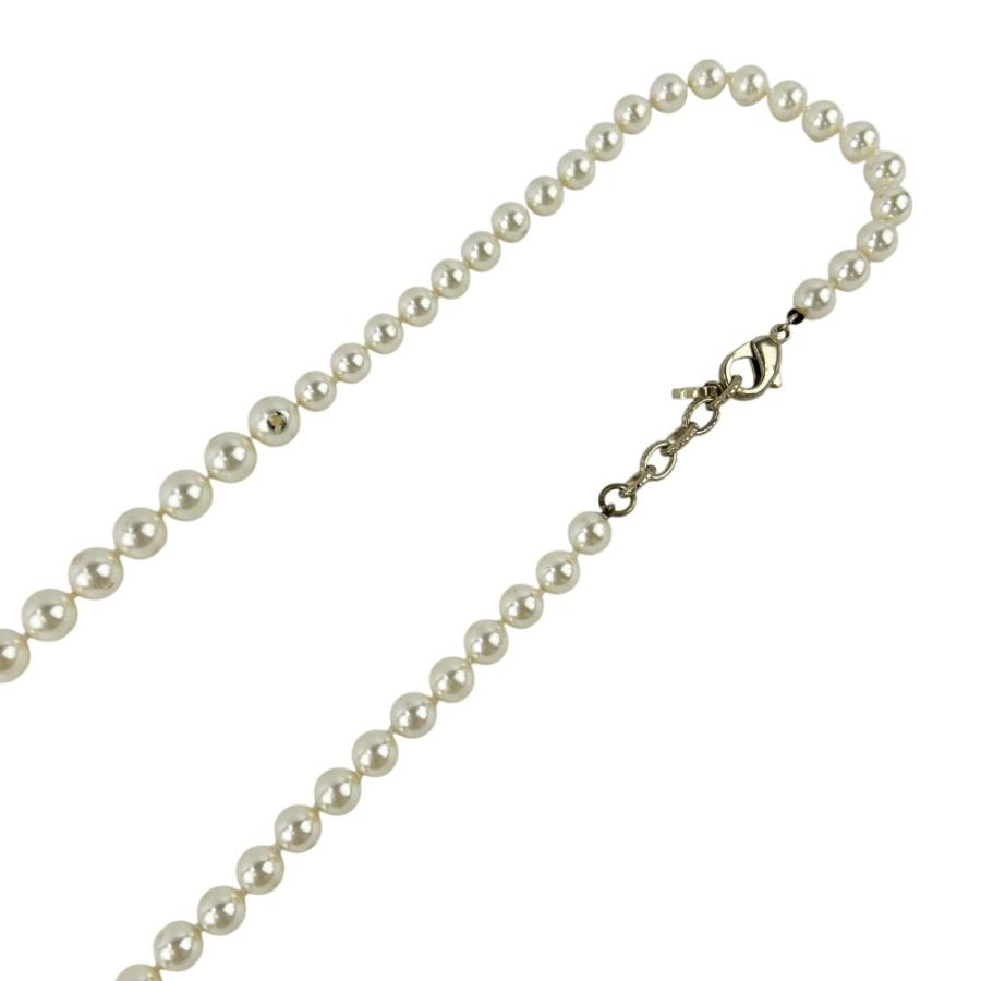 シャネル ■中古■104cm■ ココマーク ロング ネックレス アクセサリー フェイクパール 色石 ホワイト ライトグリーン 箱 【680304】8 |  | 04