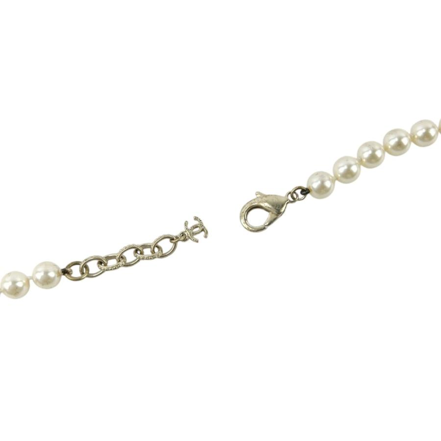 シャネル ■中古■104cm■ ココマーク ロング ネックレス アクセサリー フェイクパール 色石 ホワイト ライトグリーン 箱 【680304】8 |  | 05