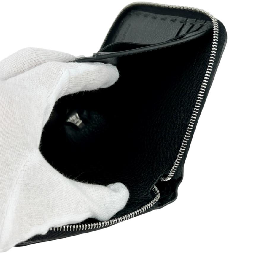 フェンディ ■美品■ セレリア 二つ折り 財布 ウォレット ラウンドジップ ステッチ レザー ブラック 【680649】11 |  | 05