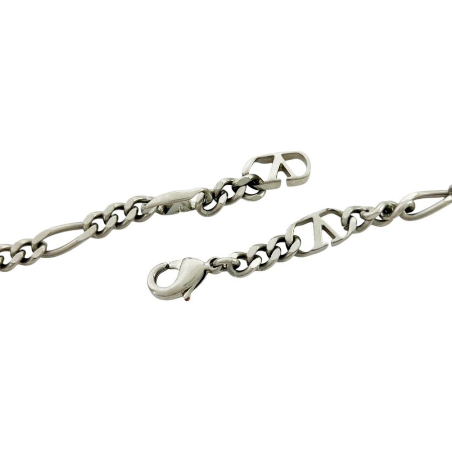 ヴァレンティノ ■未使用■ Vロゴ シグネチャー チェーン ネックレス アクセサリー メタル シルバー 箱 【680663】11 |  | 05