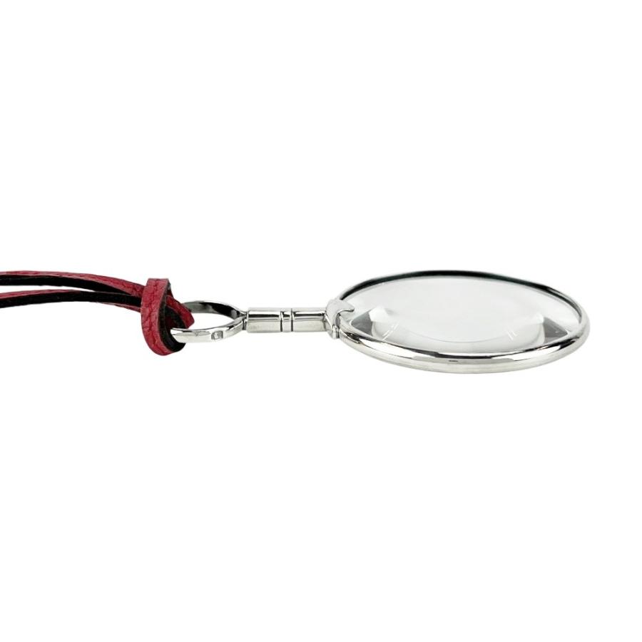 エルメス ■新同■ ルーペ ネックレス アクセサリー レザー レッド 箱【682322】13 |  | 03