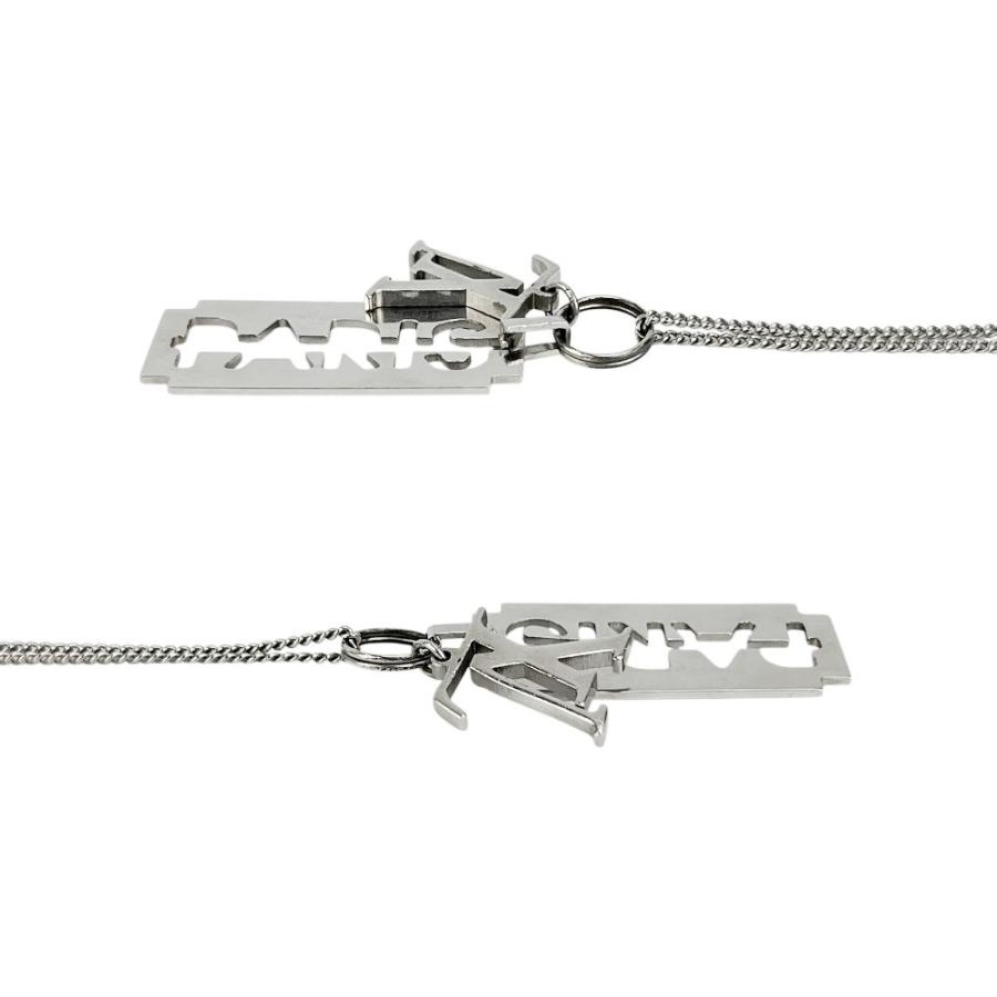 ルイヴィトン ■美品■ コリエ チャーム フォー ジェントルメン ネックレス アクセサリー SS シルバー MP2084 箱【682988】13 |  | 02