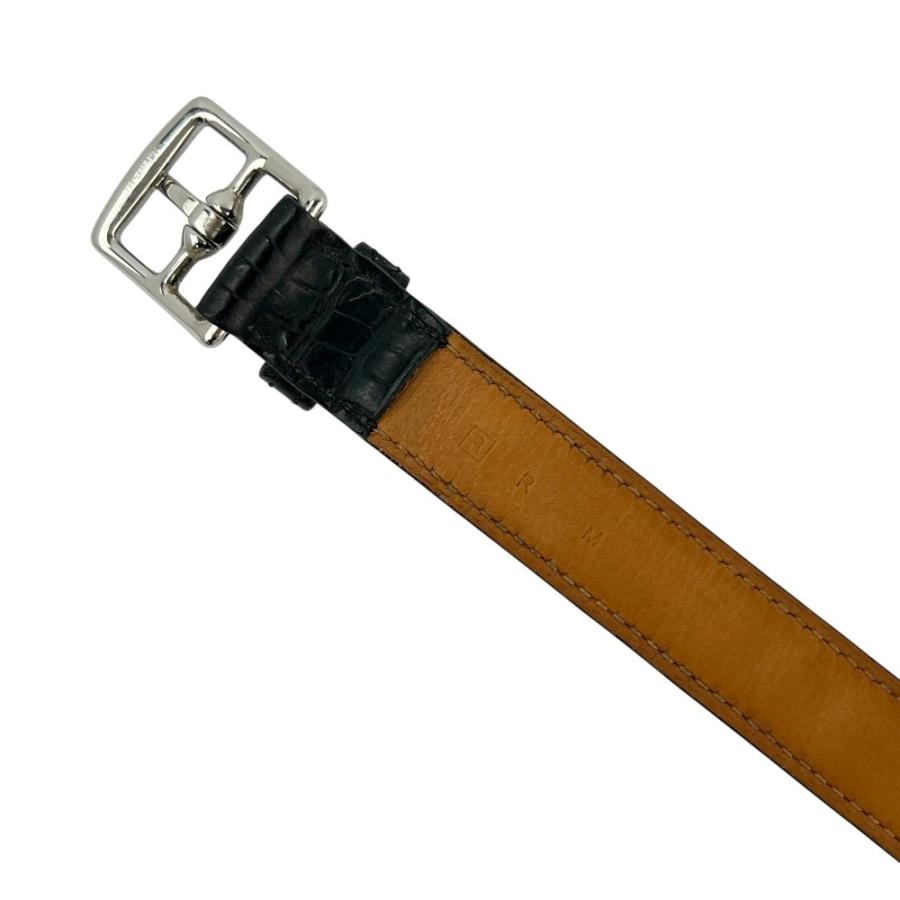 エルメス ■中古■ エトリヴィエール ブレスレット アクセサリー ベルト クロコダイル レザー ブラック ブラウン □R刻 箱 【683244】8 |  | 05