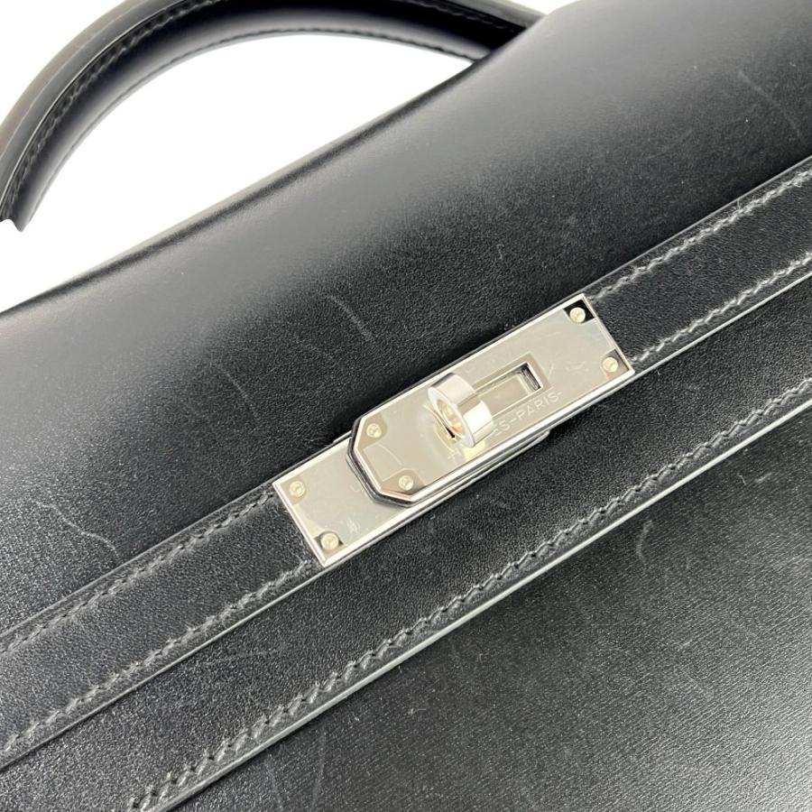 エルメス ■美品■ ケリー デペッシュ 36 タッチ ブリーフケース ビジネス バッグ ボックスカーフ ブラック B刻 箱 【683893】8 |  | 08
