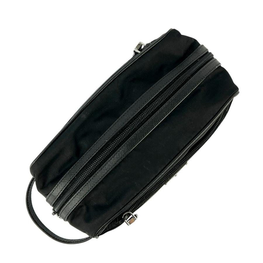 プラダ ■中古■ トラベル ポーチ セカンド バッグ 小物入れ ナイロン サフィアーノ ブラック 2NA819 【684036】5 |  | 04