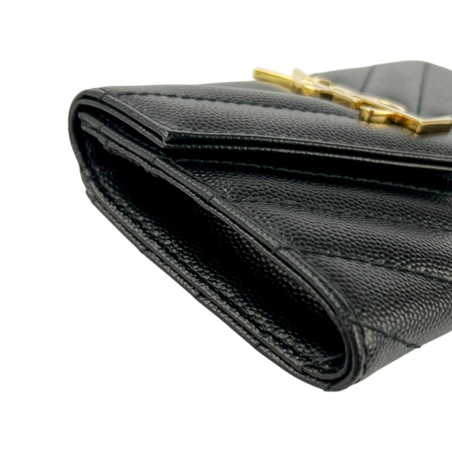 サンローラン ■新同■ カード コイン ケース 財布 ウォレット 小銭入れ レザー ブラック 【684449】8 |  | 02