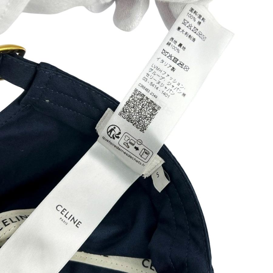 セリーヌ ■中古■ イニシャル ベースボール キャップ ロゴ 帽子 ファッション コットン ネイビー #S 2AUA2969P.07MJ 【687150】5 |  | 06