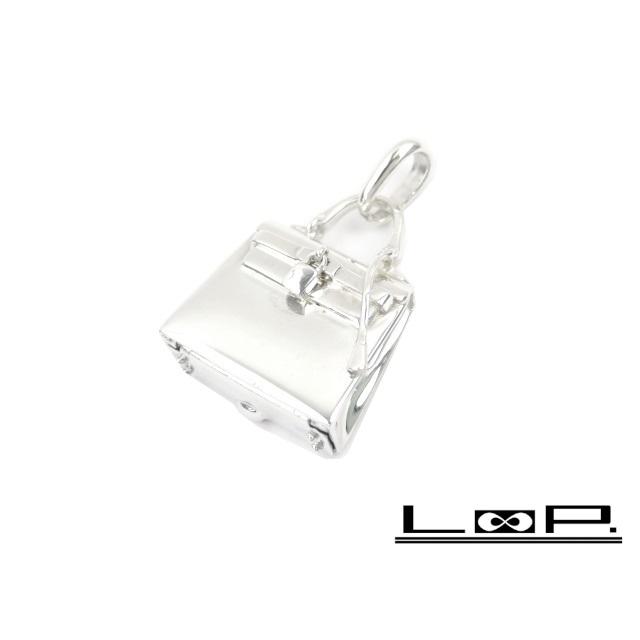 ■新同■磨き済■　エルメス ケリー ピル ケース TOP チャーム ネックレス SV 【68720】 | 