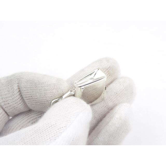 ■新同■磨き済■　エルメス ケリー ピル ケース TOP チャーム ネックレス SV 【68720】 |  | 02