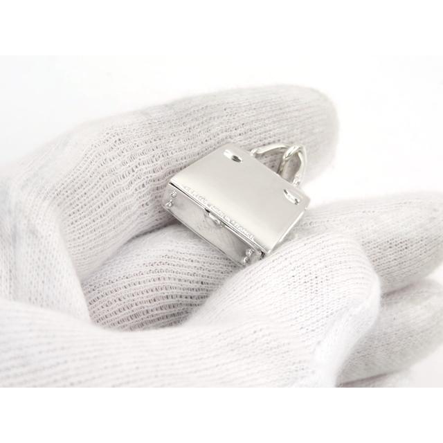 ■新同■磨き済■　エルメス ケリー ピル ケース TOP チャーム ネックレス SV 【68720】 |  | 04