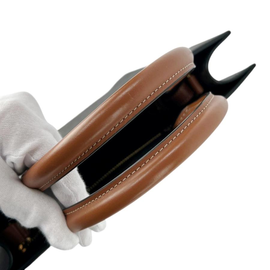 セリーヌ ■未使用■ バーティカル カバ スモール 2WAY ハンド ショルダー バッグ トリオンフ PVC レザー ブラウン 【687778】5 |  | 06
