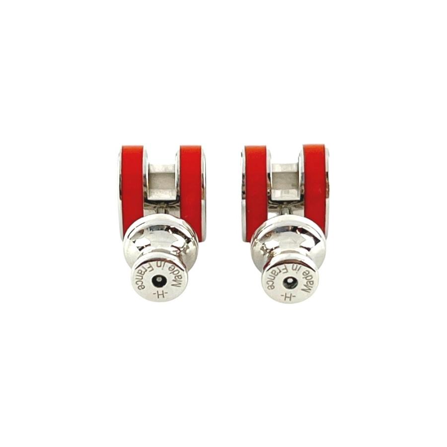 エルメス ■美品■ ミニ ポップアッシュ ピアス アクセサリー SS オレンジ シルバー 箱 【688089】8 |  | 01