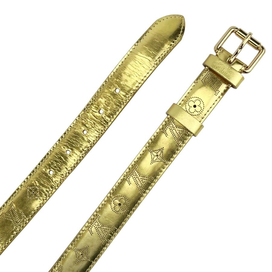 ルイヴィトン ■美品■ サンチュール ベルフォ ベルト ファッション モノグラムミロワール ゴールド M9614W #80/32 箱 【688324】8 |  | 02