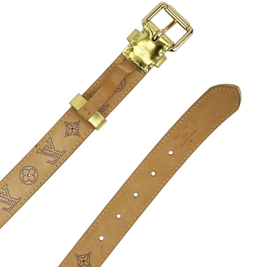 ルイヴィトン ■美品■ サンチュール ベルフォ ベルト ファッション モノグラムミロワール ゴールド M9614W #80/32 箱 【688324】8 |  | 03