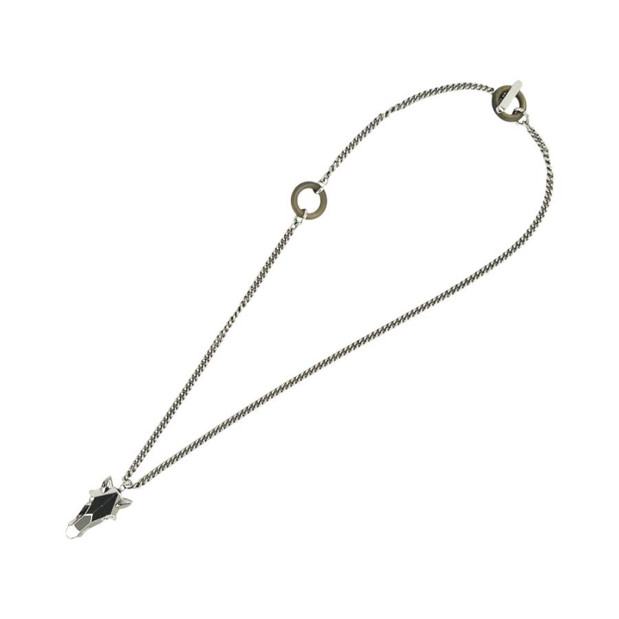 エルメス ■美品■ デストリエ ホーンヘッド ネックレス アクセサリー SS シルバー ブラック 箱 【688799】8 |  | 06