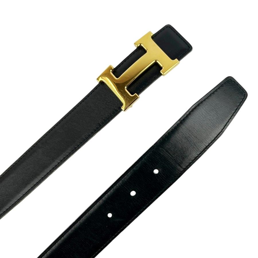エルメス ■中古■ コンスタンス ベルト ファッション Hバックル レザー ブラック ブラウン #65 □A刻 箱 【688829】8 |  | 02