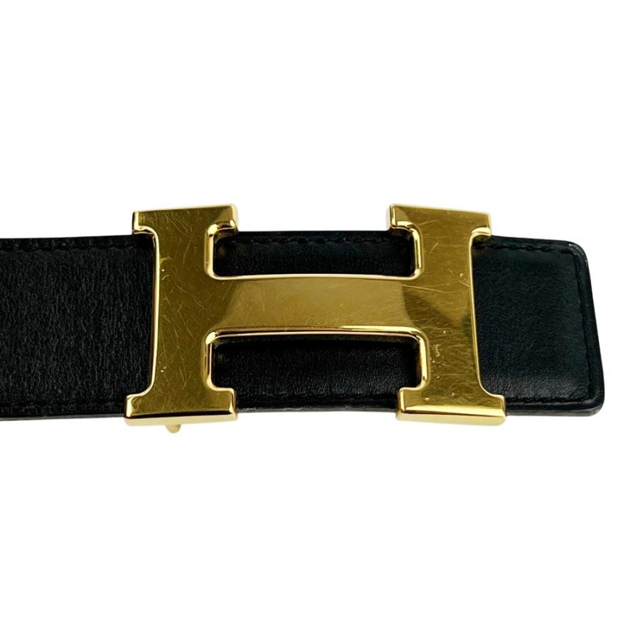 エルメス ■中古■ コンスタンス ベルト ファッション Hバックル レザー ブラック ブラウン #65 □A刻 箱 【688829】8 |  | 08