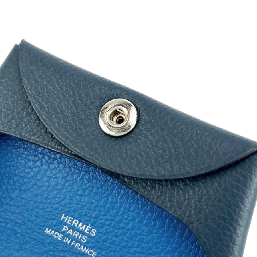 エルメス ■美品■ バスティア ヴェルソ コインケース コンパクト ウォレット 財布 エバーカラー ネイビー ブルー B刻 箱 【689406】5 |  | 08