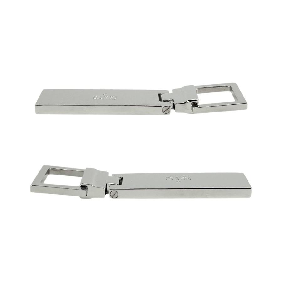 グッチ ■未使用■ プレート キーホルダー チャーム ロゴ ファッション SS シルバー 箱 【689512】5 |  | 04