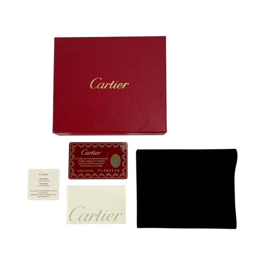 カルティエ ■新同■ ラブコレクション 二つ折り 財布 コンパクト ウォレット レザー ブラック 箱 【690730】11 |  | 09