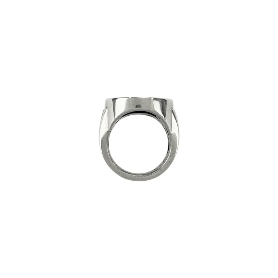 ジャスティンデイビス ■美品■ ホロウスカル リング 指輪 アクセサリー 黒石 SV925 シルバー #13 【690884】13 |  | 07