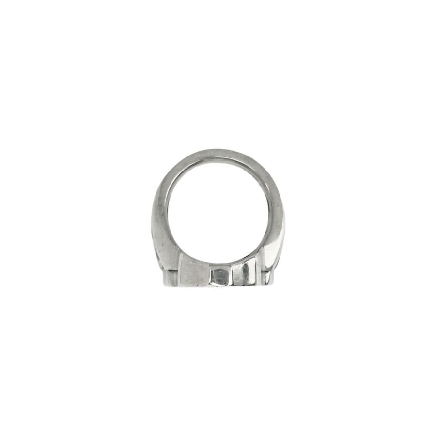 ジャスティンデイビス ■美品■ ホロウスカル リング 指輪 アクセサリー 黒石 SV925 シルバー #13 【690884】13 |  | 08
