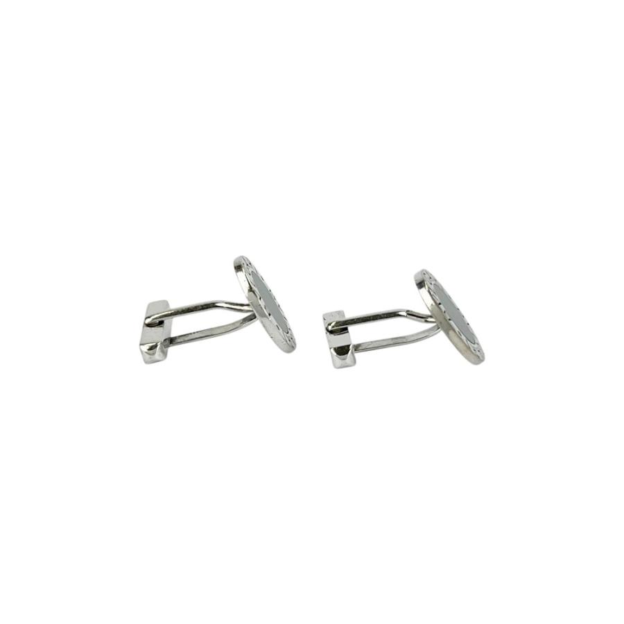 ブルガリ ■中古■ BB カフス アクセサリー ファッション オニキス SV 925 ブラック シルバー 【691171】11 |  | 03