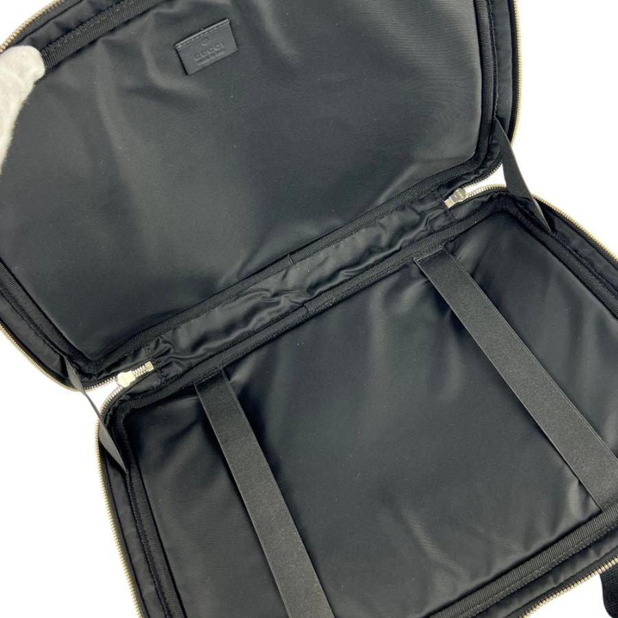 グッチ ■美品■ PCケース ブリーフケース ハンド バッグ カバン 鞄 ビジネス グッチシマ レザー ブラック 281905 【691850】5 |  | 08
