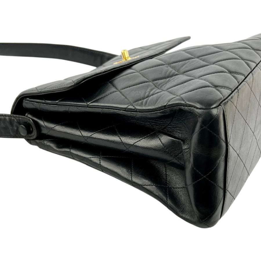 シャネル ■中古■ マトラッセ ショルダー バッグ 鞄 カバン 台形 レザー GP ブラック ゴールド【692383】5 |  | 02