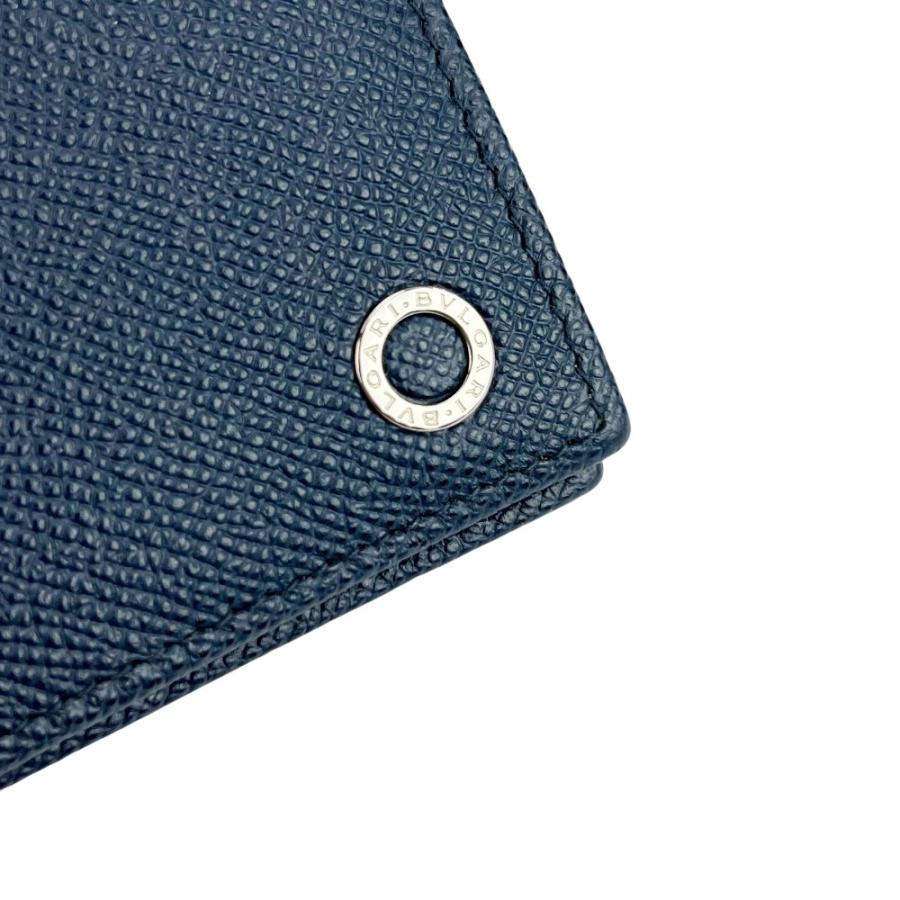 ブルガリ ■新同■ BB MAN 長財布 財布 ロング ウォレット 札入れ 小銭入れ レザー ネイビー 283811 箱 【693557】5 |  | 07