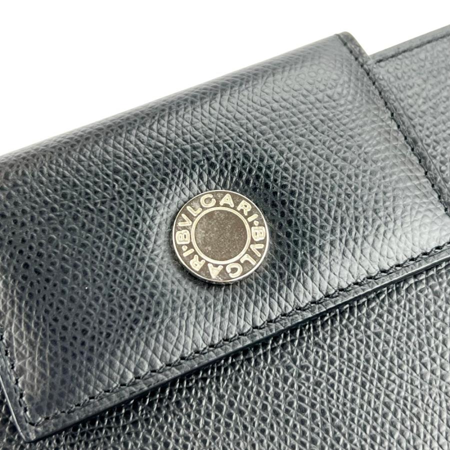 ブルガリ ■新同■ 長財布 ダブルフラップ 財布 ウォレット 札入れ レザー ブラック 箱 【696091】5 |  | 08