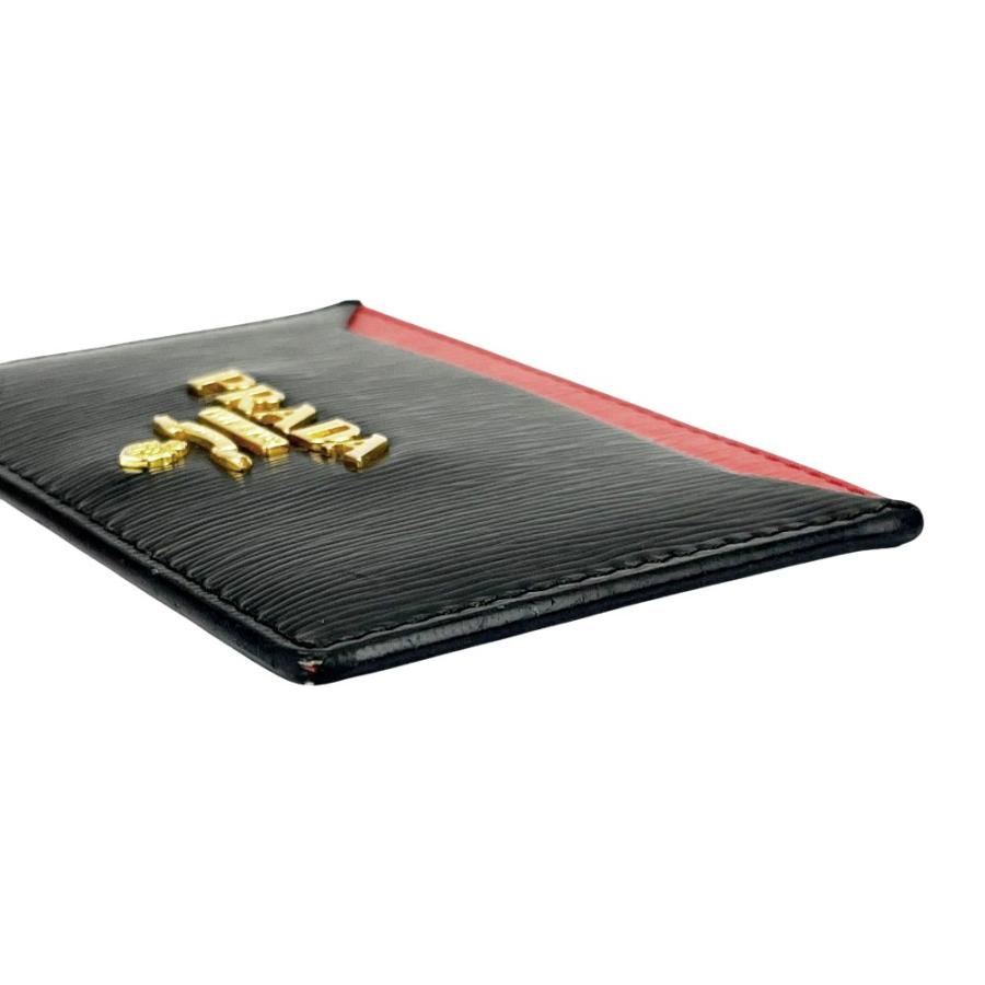 プラダ ■中古■ カードケース 名刺入れ レザー ブラック レッド 1MC208【696305】13 |  | 03